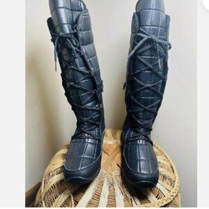 The North Face Svetlana Primaloft Insulated Quilted Winter Boots Black Sz 7 US